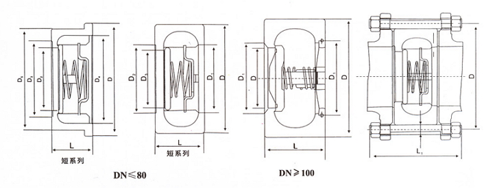 升降式止回阀结构图