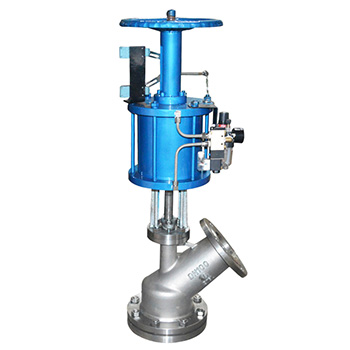 气动下展式放料阀