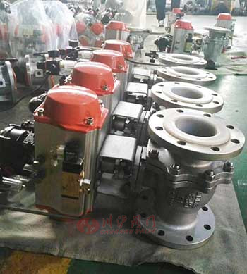 气动氟塑料衬里球阀